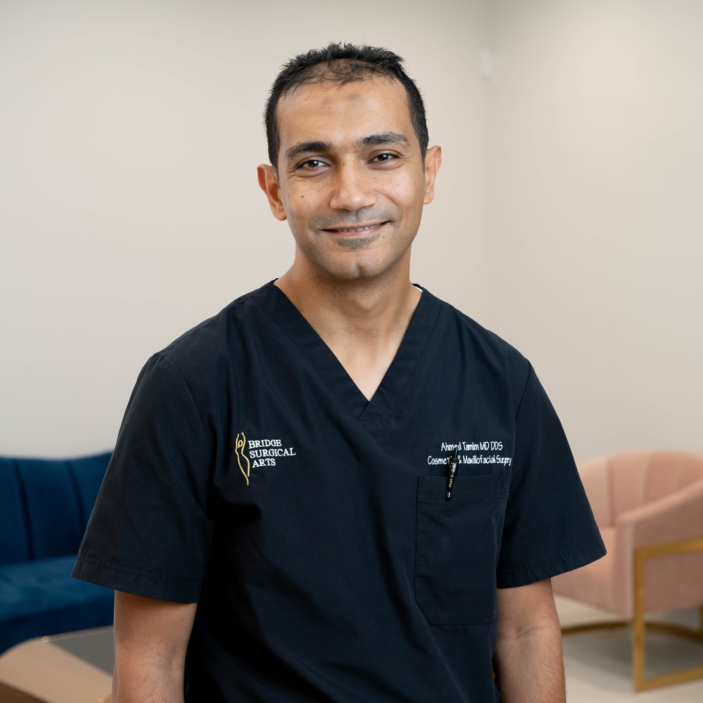 Doctor smiling
